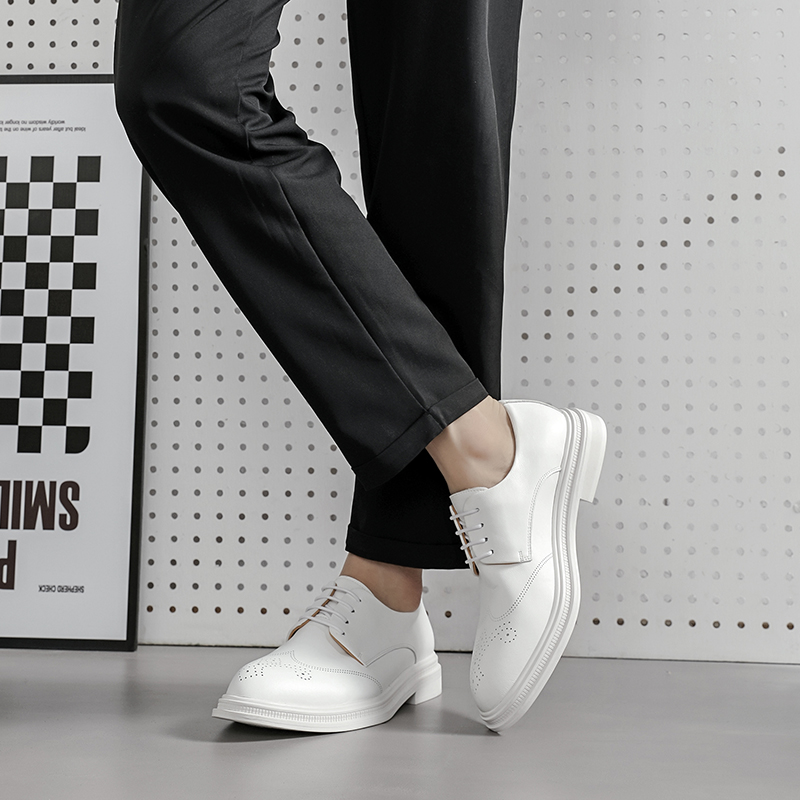 mens white formal shoes