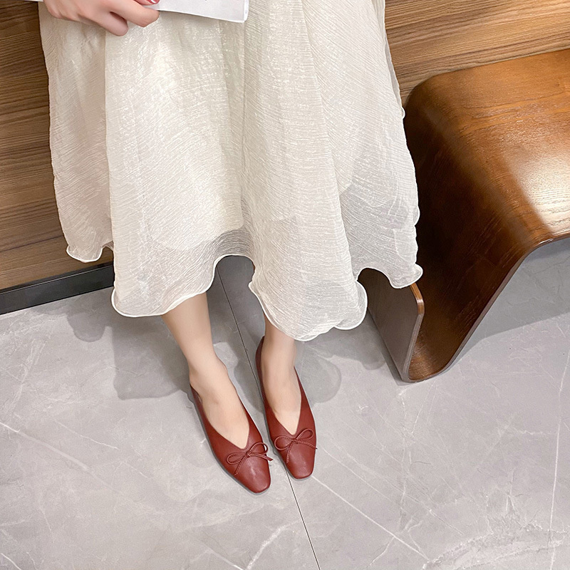 formal dress with flat shoes