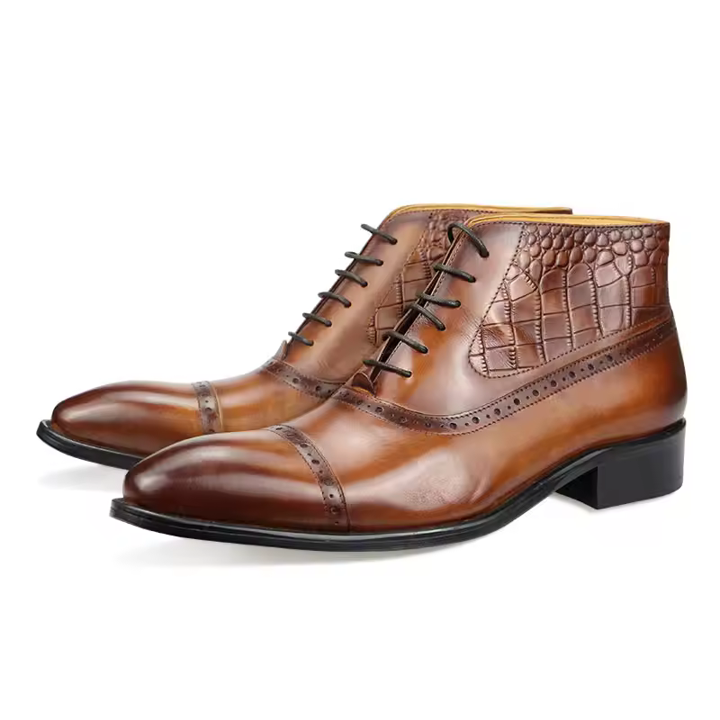 brown colour formal shoes